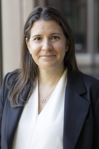 Photo of Danielle Friedman, a middle-aged woman with fair skin, brown hair, and dark eyes.