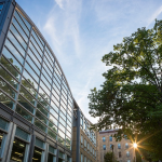 Photo of exterior of UW Law Library.