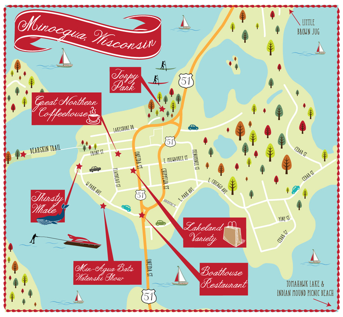 Minocqua Map