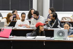 pre law scholars in class