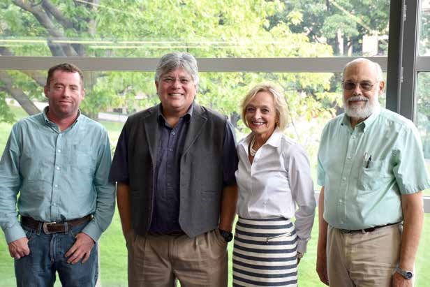 Dan Cornlius, Richard Monette, Anne Smith, and Peter Carstensen