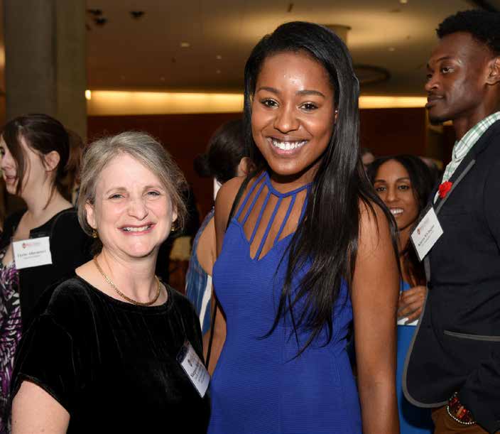 Dean Raymond celebrating LEO scholars