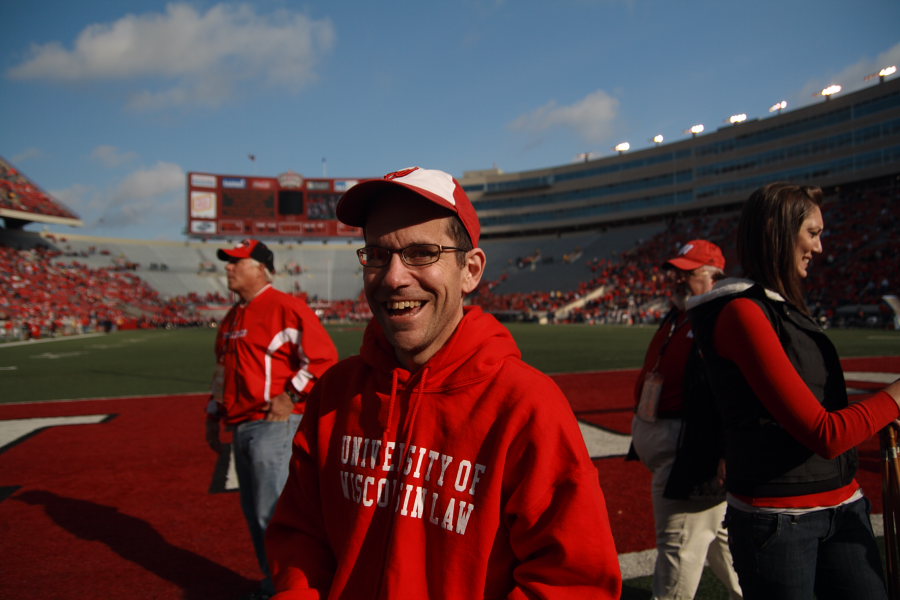 Mike Hall at the cane toss