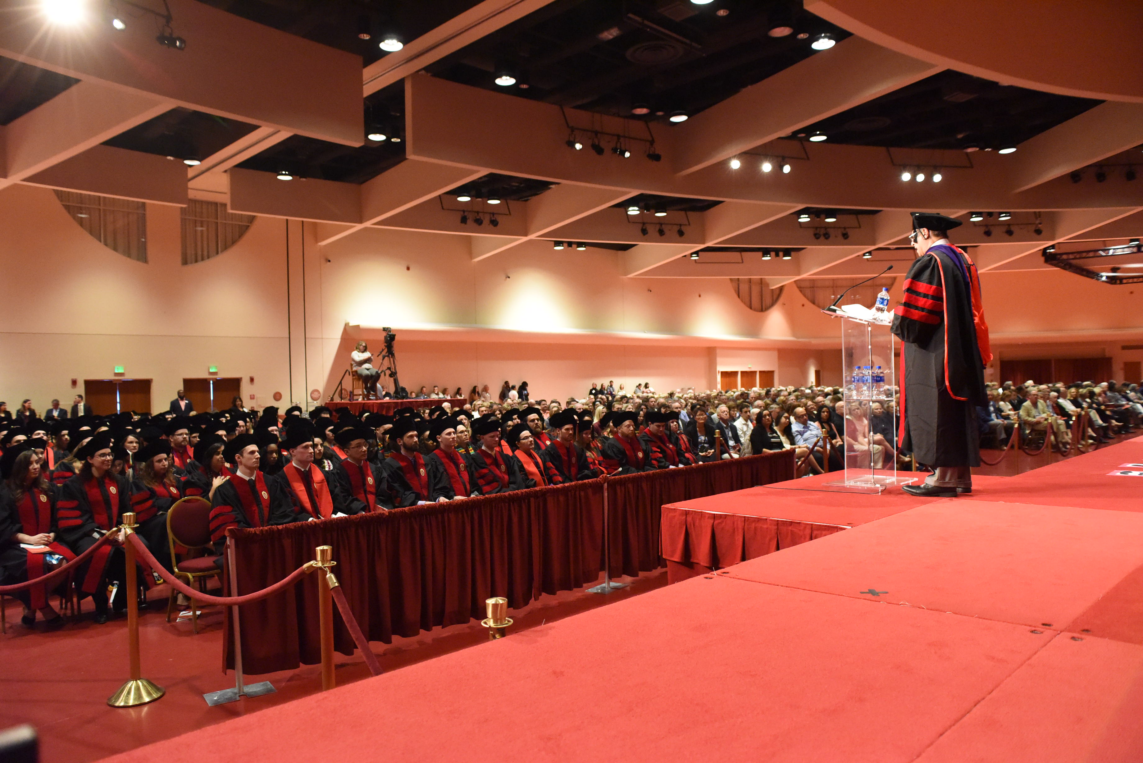 hooding ceremony assembly