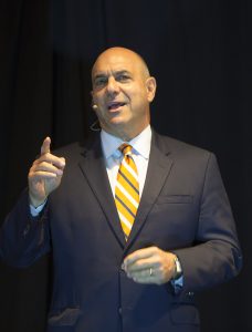 lester pines speaking at the 150th uw law talks
