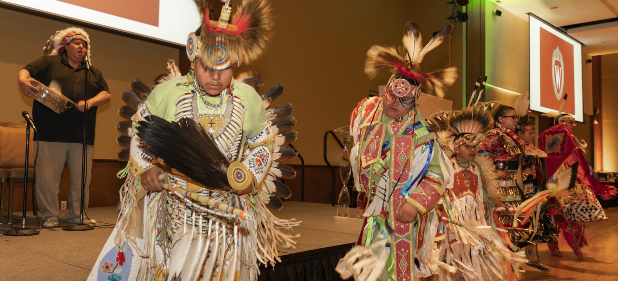native american dancers at LEO 50th anniversary Banquet