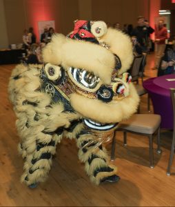 chinese dragon at LEO 50th anniversary banquet