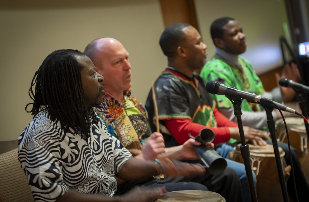 Drummers at the LEO 50th Anniversary Banquet, May 2019