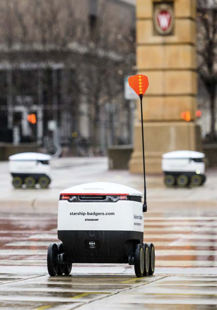 contactless delivery robots