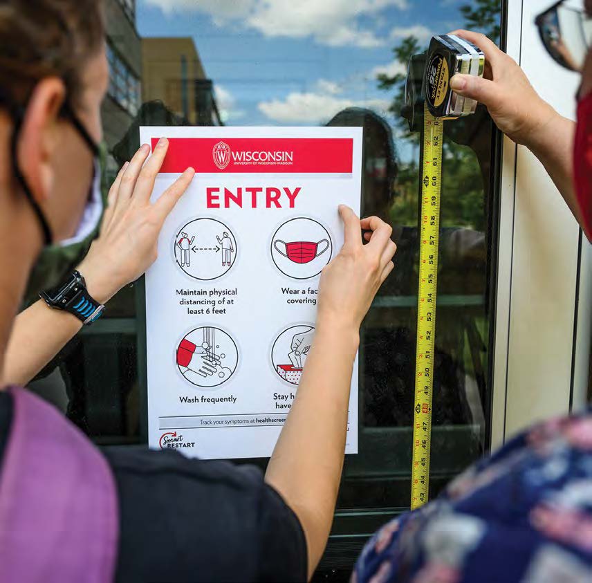 posting building restriction flyers