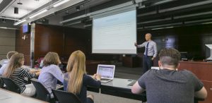 FJR Clinical Students attending a presentation
