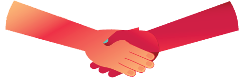 illustration of two hands shaking