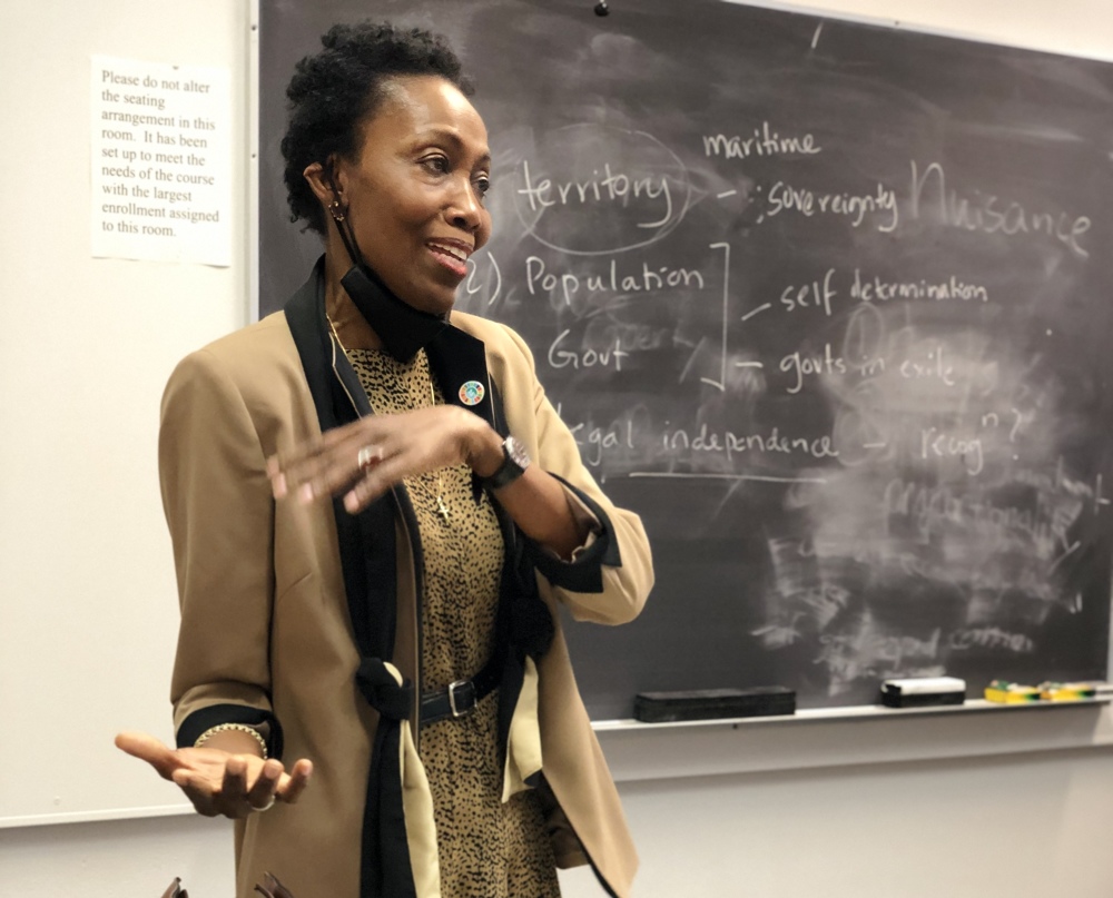 UW Law Students Learn from Human Rights Expert and Grenadian Diplomat Dessima Williams