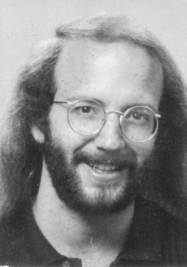 A black and white headshot photo of Bruce Kerr