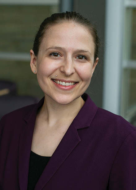 Photo of ALlie Boldt smiling at the camera.