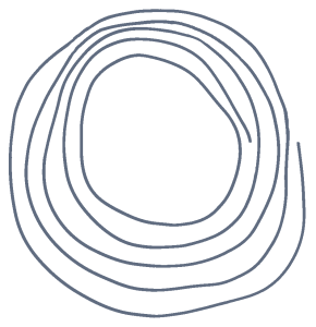 Decorative swirl.