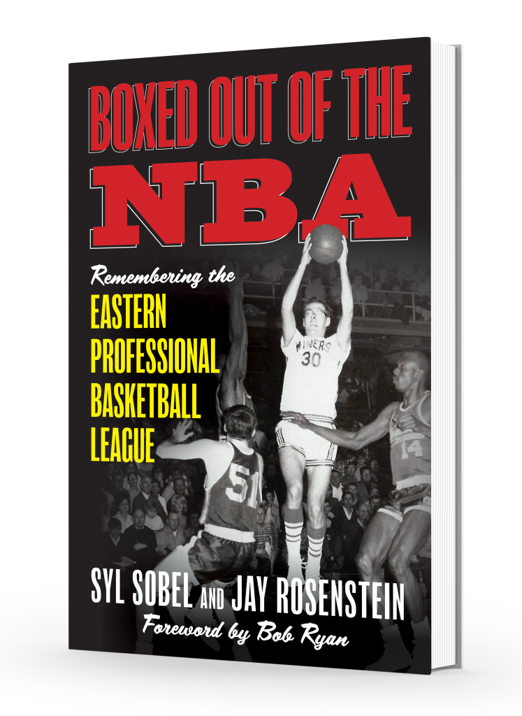 Book cover of "Boxed Out of the NBA" by Syl Sobel and Jay Rosenstein.