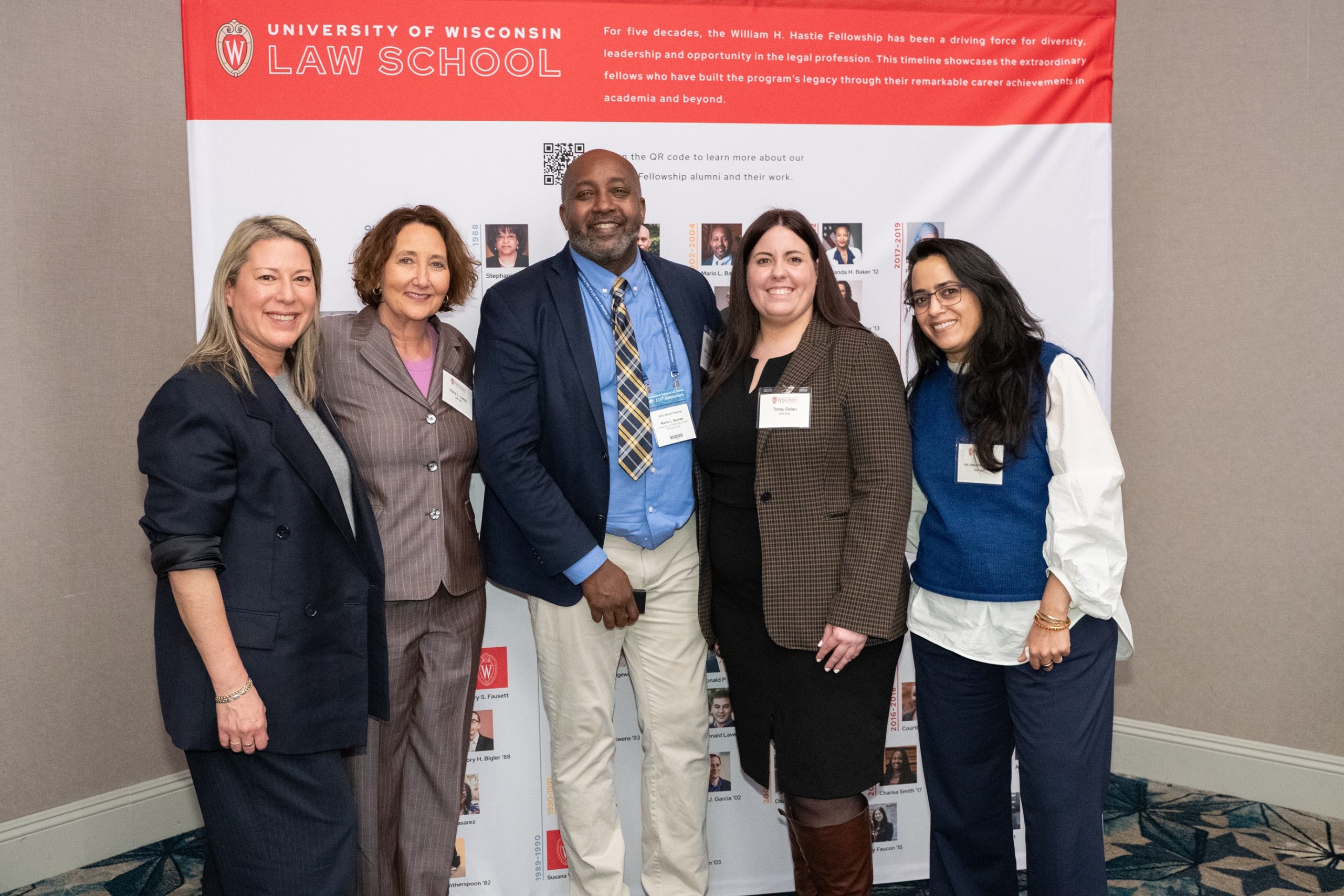 Photo of the Hastie Fellows standing together.