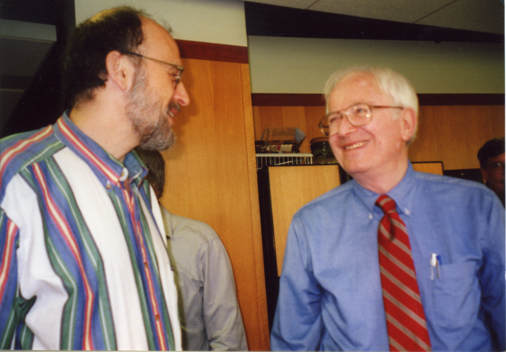 two professors talk